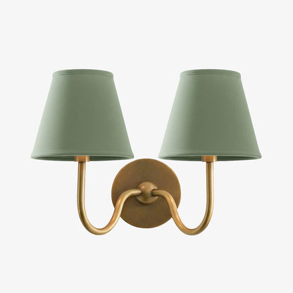 Wall Sconce Fabric Shade Dimmable Soft Diffused Light