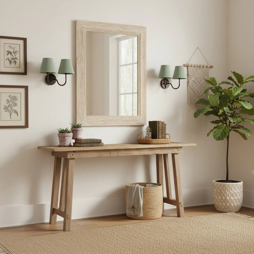 Wall Sconce Fabric Shade Dimmable Soft Diffused Light