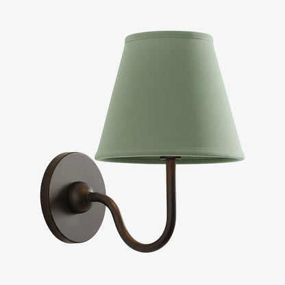 Wall Sconce Fabric Shade Dimmable Soft Diffused Light