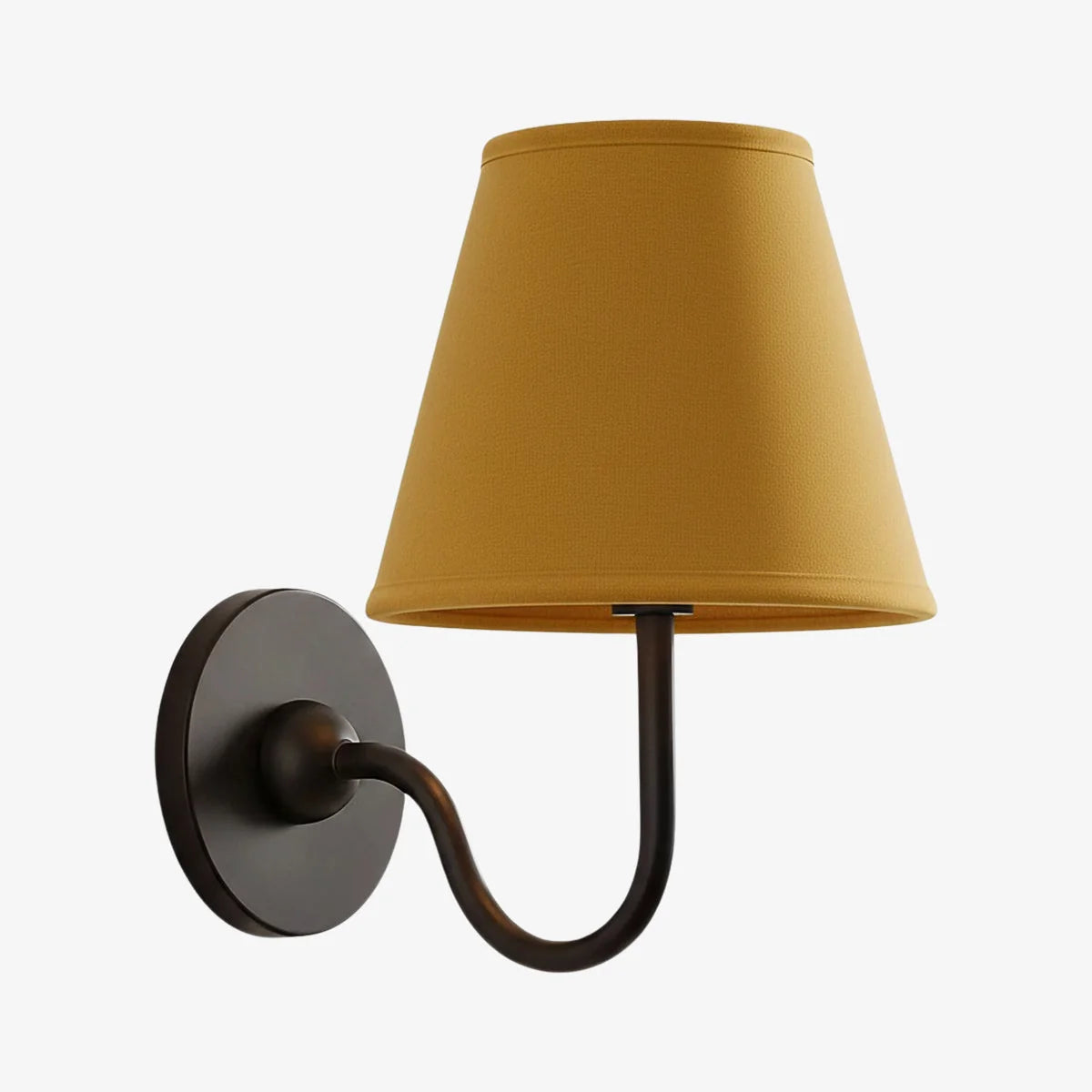 Wall Sconce Fabric Shade Dimmable Soft Diffused Light