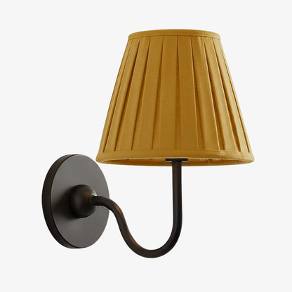 Wall Sconce Fabric Shade Dimmable Soft Diffused Light