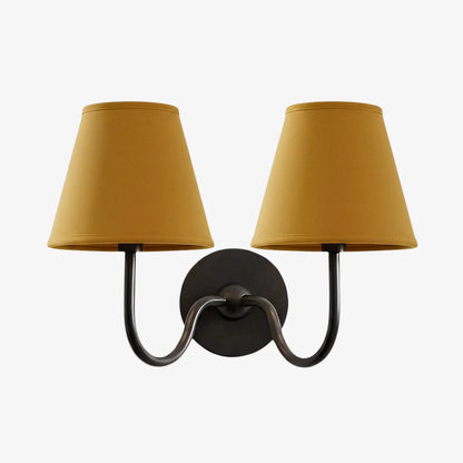 Wall Sconce Fabric Shade Dimmable Soft Diffused Light