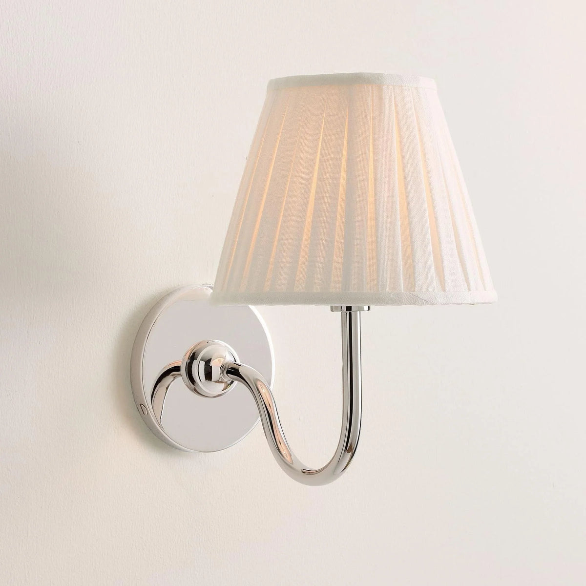 Wall Sconce Fabric Shade Dimmable Soft Diffused Light