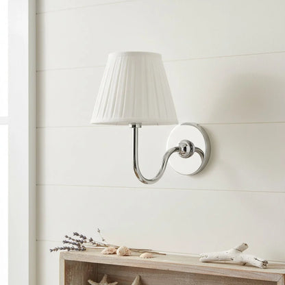 Wall Sconce Fabric Shade Dimmable Soft Diffused Light