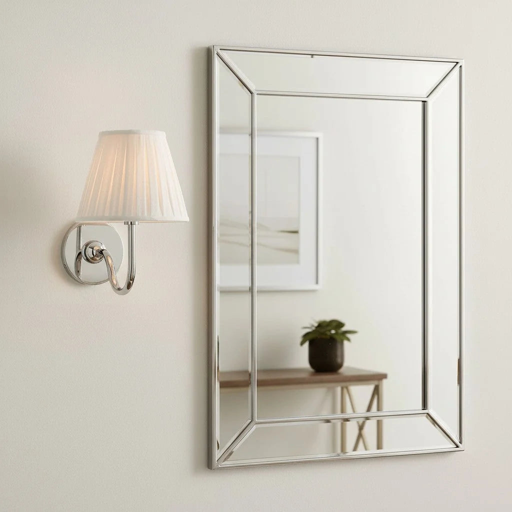 Wall Sconce Fabric Shade Dimmable Soft Diffused Light