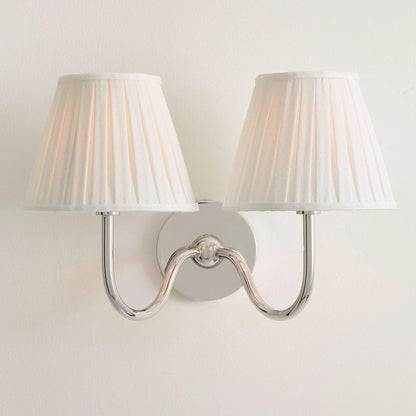 Wall Sconce Fabric Shade Dimmable Soft Diffused Light