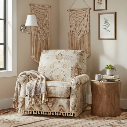Wall Sconce Fabric Shade Dimmable Soft Diffused Light