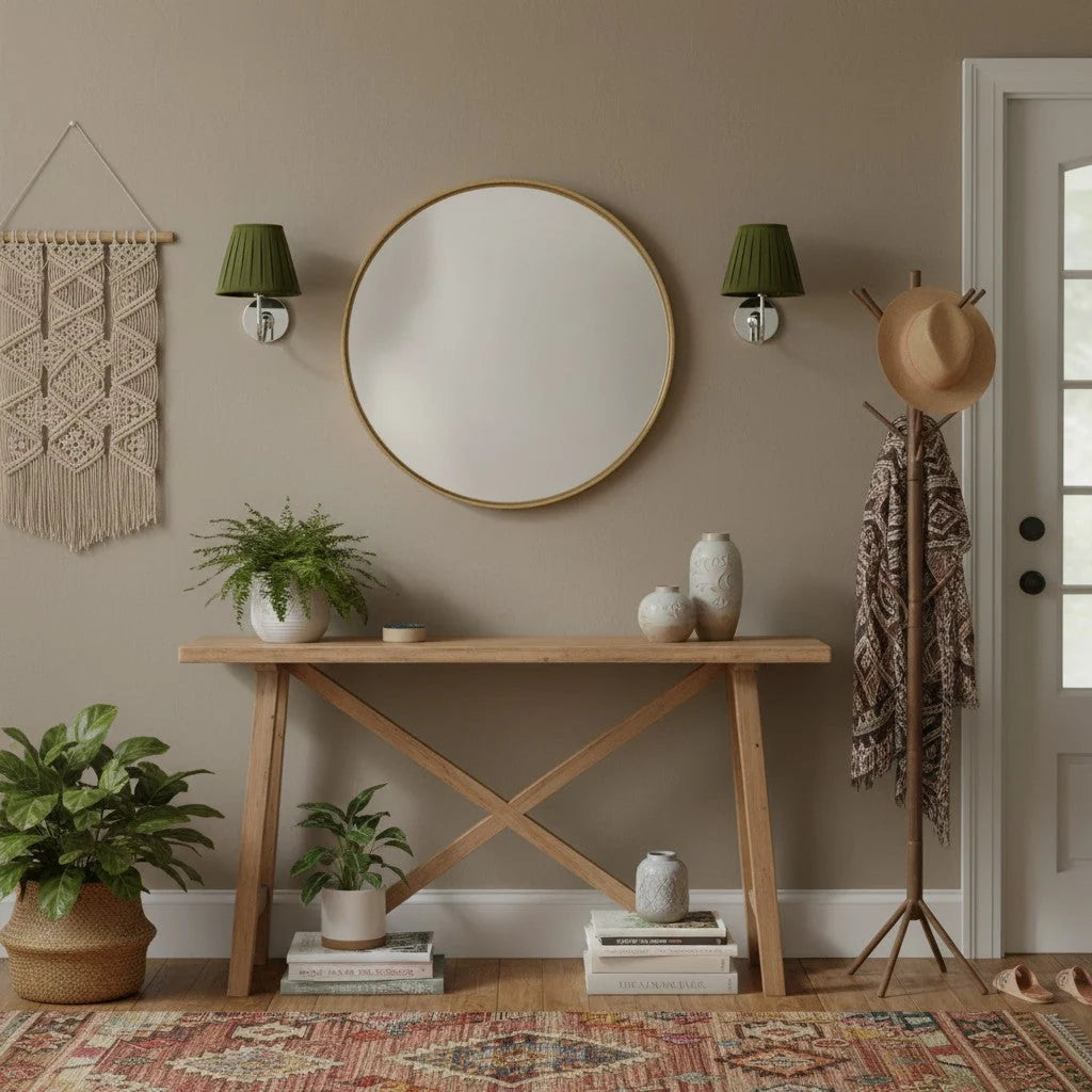 Wall Sconce Fabric Shade Dimmable Soft Diffused Light