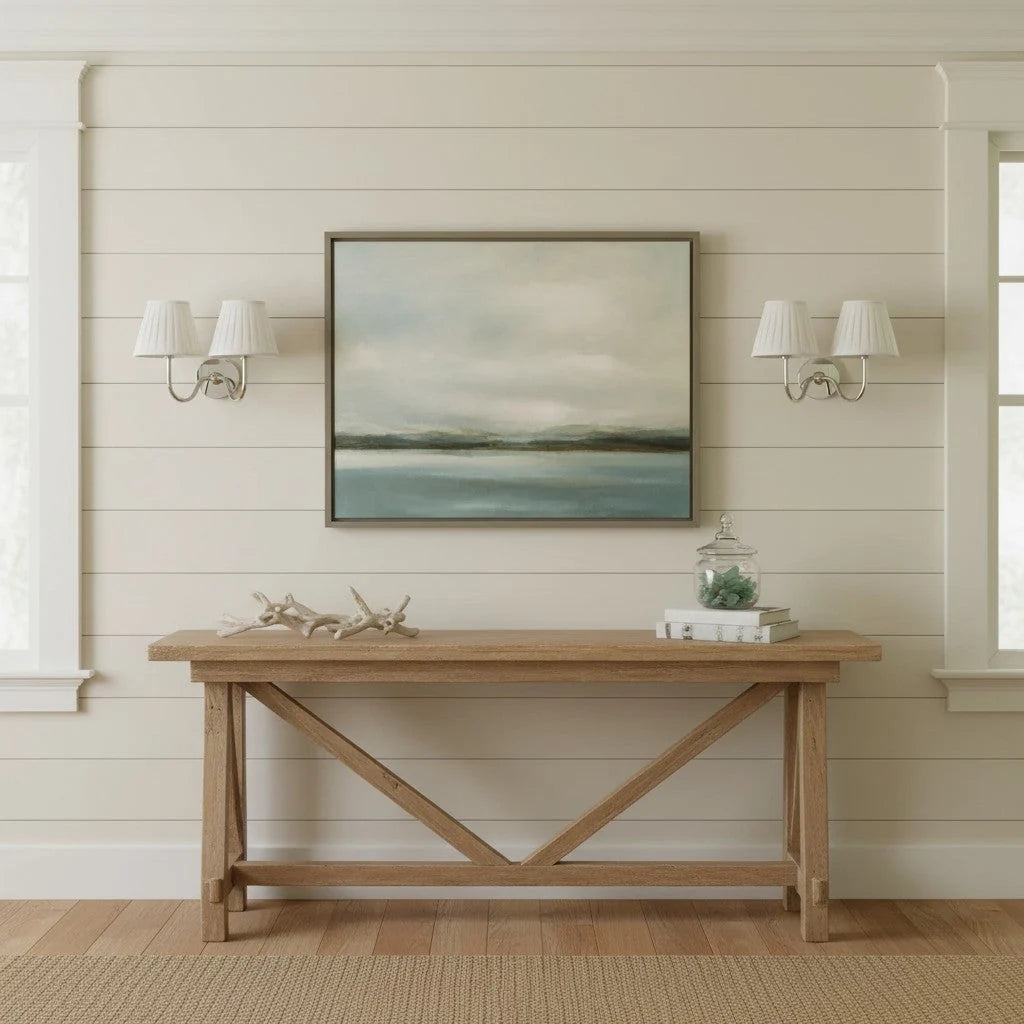 Wall Sconce Fabric Shade Dimmable Soft Diffused Light