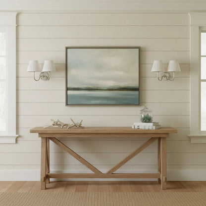 Wall Sconce Fabric Shade Dimmable Soft Diffused Light