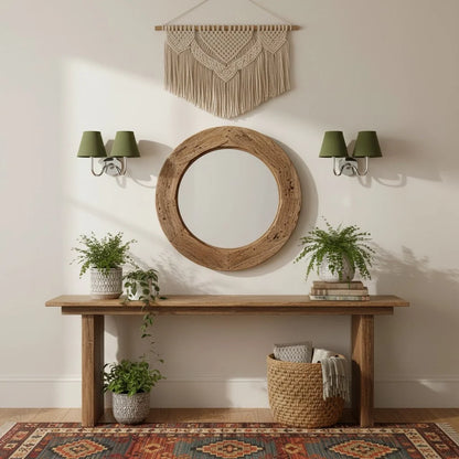 Wall Sconce Fabric Shade Dimmable Soft Diffused Light