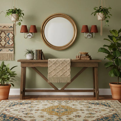 Wall Sconce Fabric Shade Dimmable Soft Diffused Light