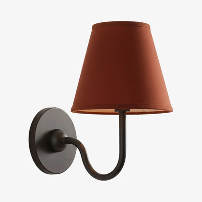 Wall Sconce Fabric Shade Dimmable Soft Diffused Light