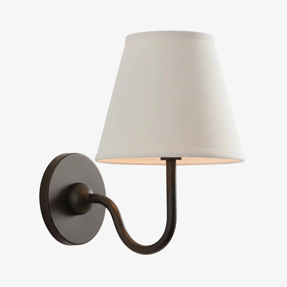 Wall Sconce Fabric Shade Dimmable Soft Diffused Light