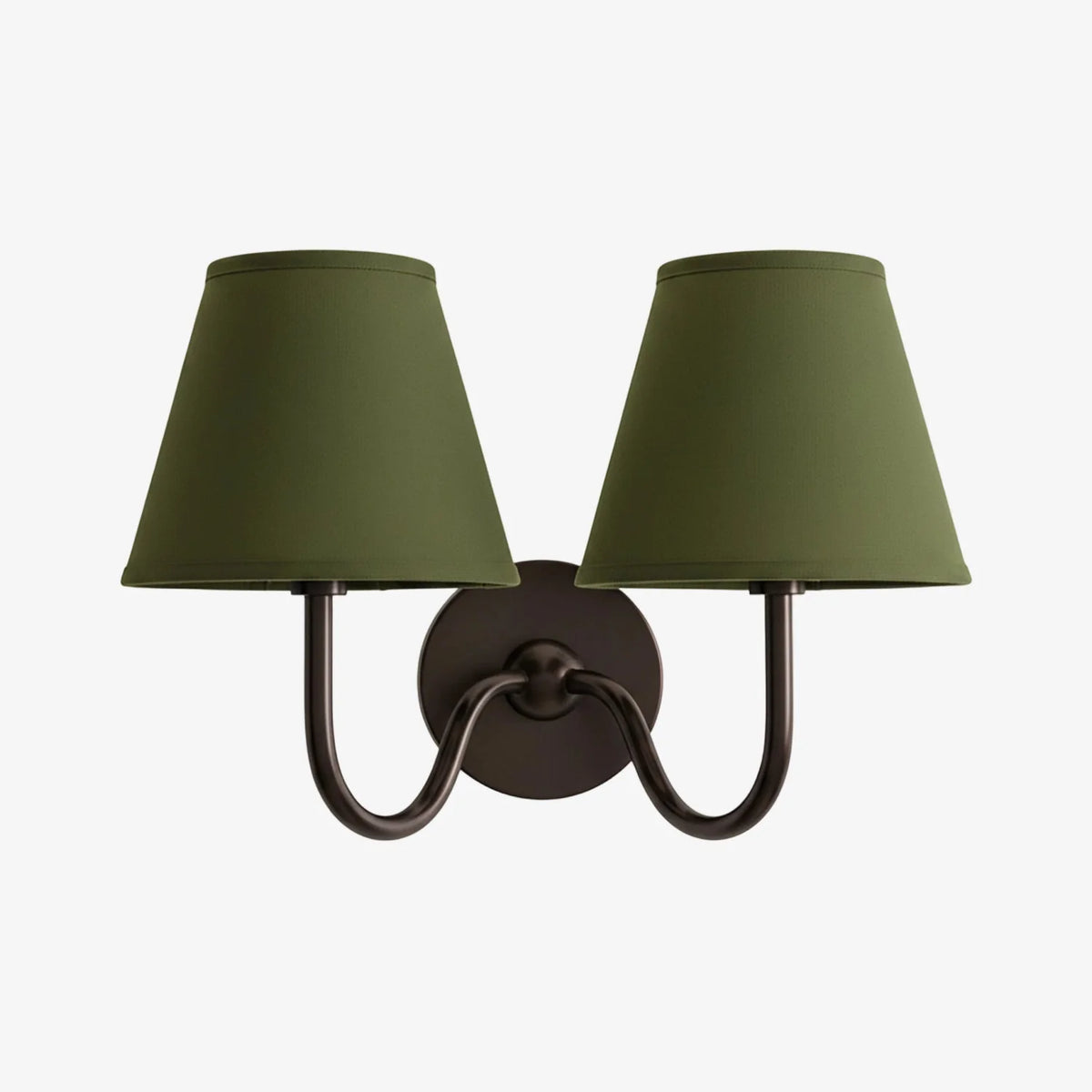 Wall Sconce Fabric Shade Dimmable Soft Diffused Light