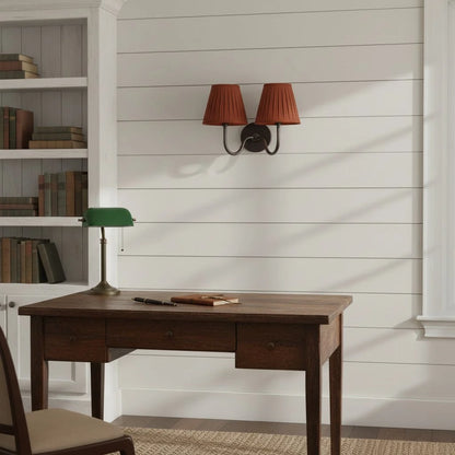 Wall Sconce Fabric Shade Dimmable Soft Diffused Light