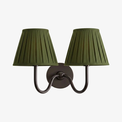 Wall Sconce Fabric Shade Dimmable Soft Diffused Light