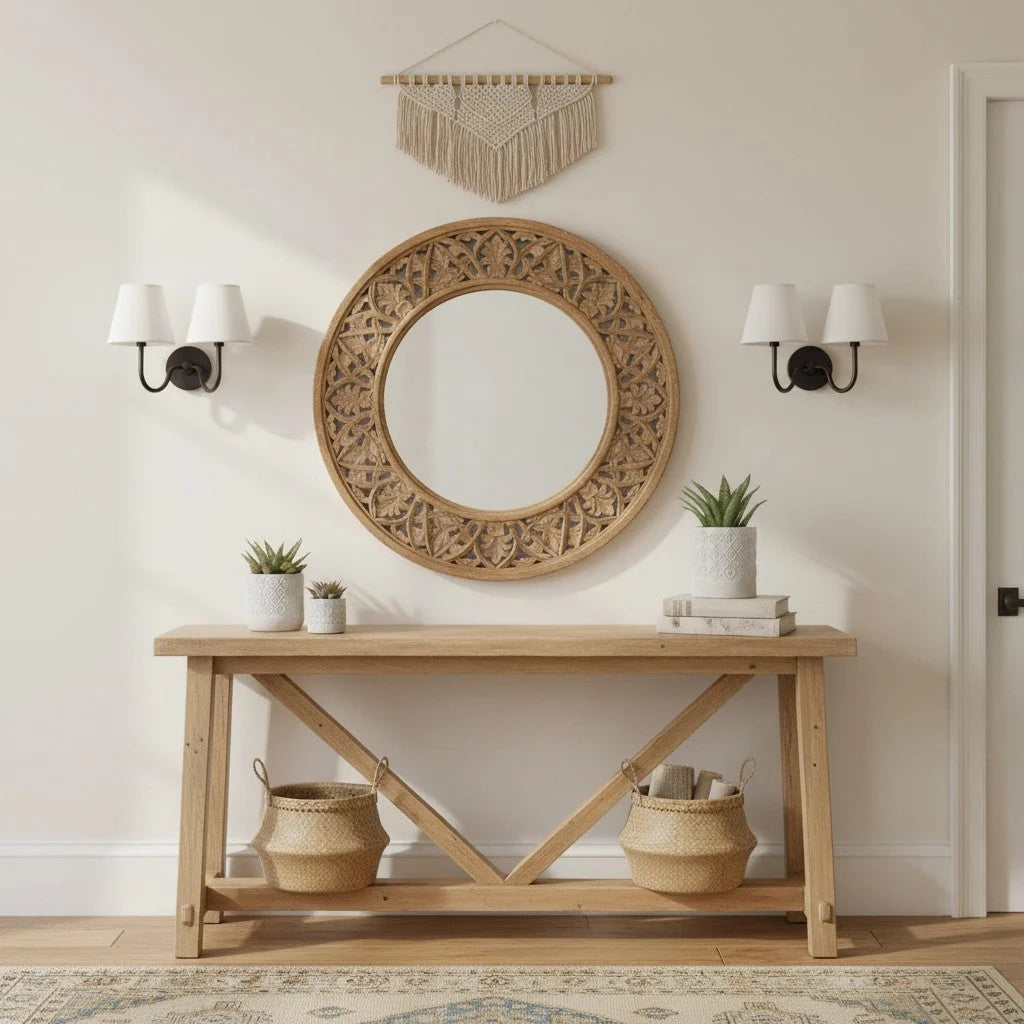Wall Sconce Fabric Shade Dimmable Soft Diffused Light