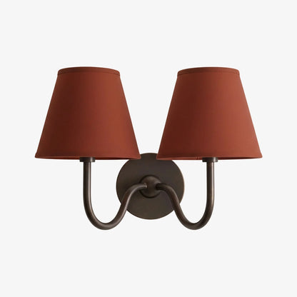 Wall Sconce Fabric Shade Dimmable Soft Diffused Light