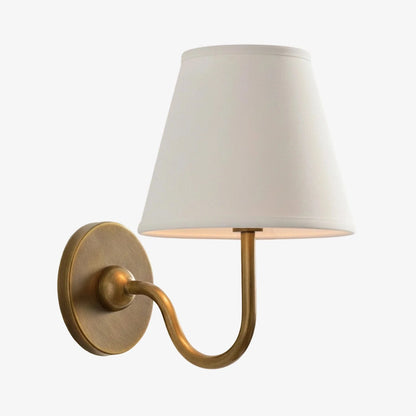 Wall Sconce Fabric Shade Dimmable Soft Diffused Light