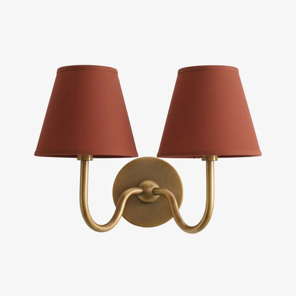Wall Sconce Fabric Shade Dimmable Soft Diffused Light