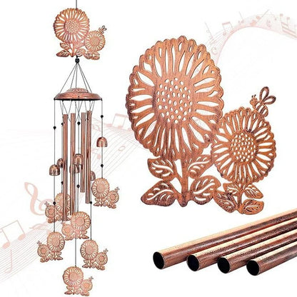 Wind Chime Dachshund Design Weather-Resistant