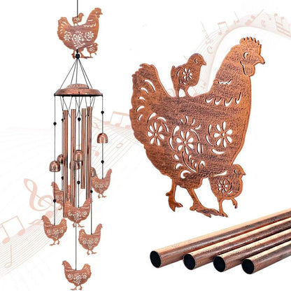 Wind Chime Dachshund Design Weather-Resistant