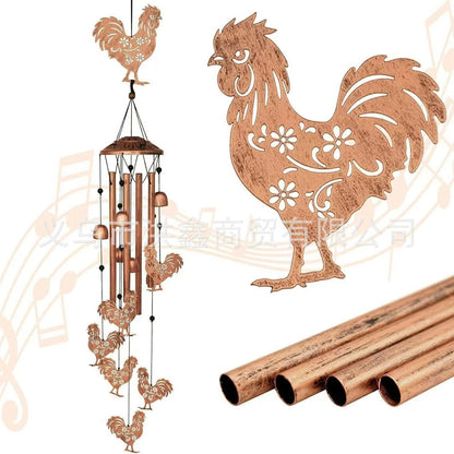 Wind Chime Dachshund Design Weather-Resistant