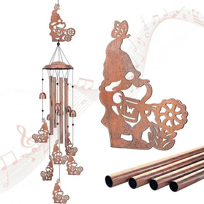 Wind Chime Dachshund Design Weather-Resistant
