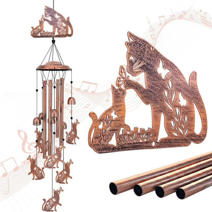 Wind Chime Dachshund Design Weather-Resistant