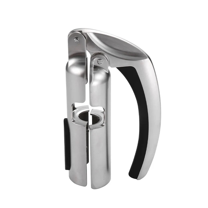 Wine Bottle Opener Lever-Action Stainless Steel Built-In Foil Cutter
